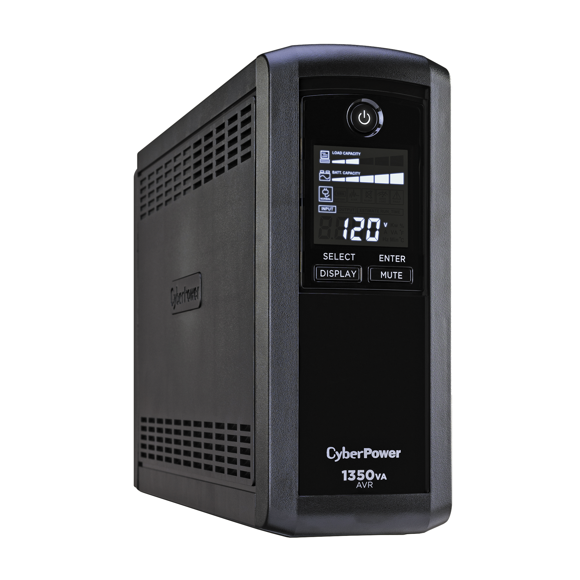 UPS de 1350 VA/815 W, Topología Línea Interactiva, Entrada 120 Vca NEMA 5-15P, Tipo Mini Torre, Con 10 Tomas NEMA 5-15R UPS de 1350 VA/815 W, Topología Línea Interactiva, Entrada 120 Vca NEMA 5-15P, Tipo Mini Torre, Con 10 Tomas NEMA 5-15R
